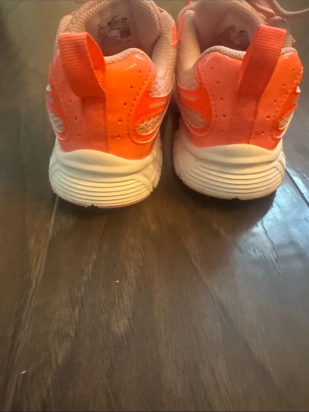 Like new Nike Kids Coral and Light Pink Athletic Sneakers